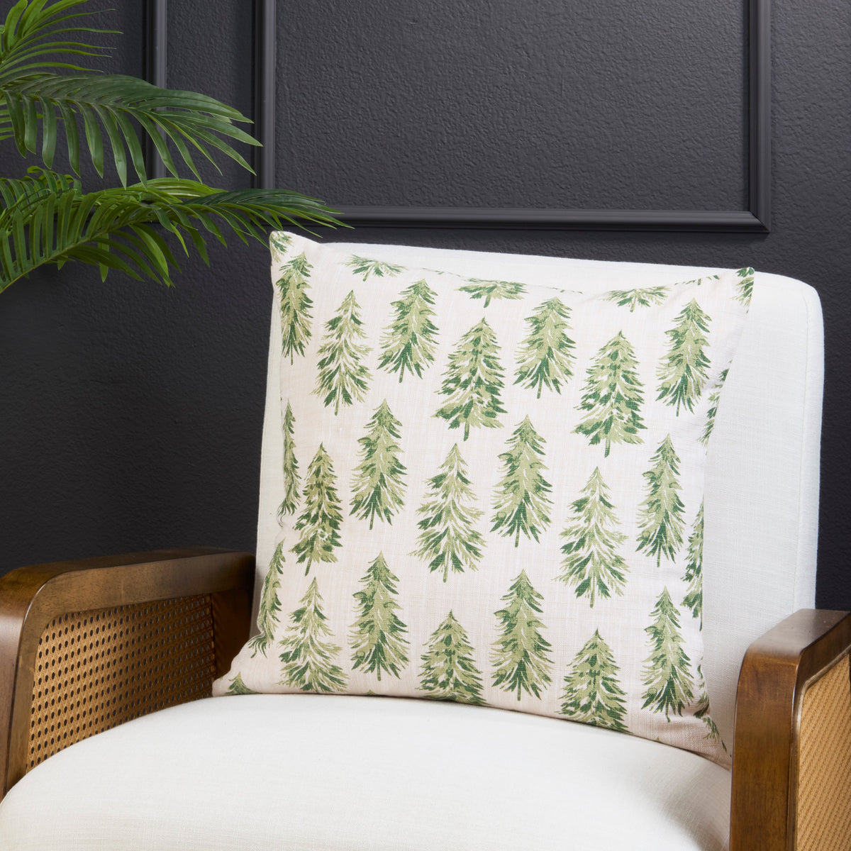 Evergreen Tree Throw Pillow
