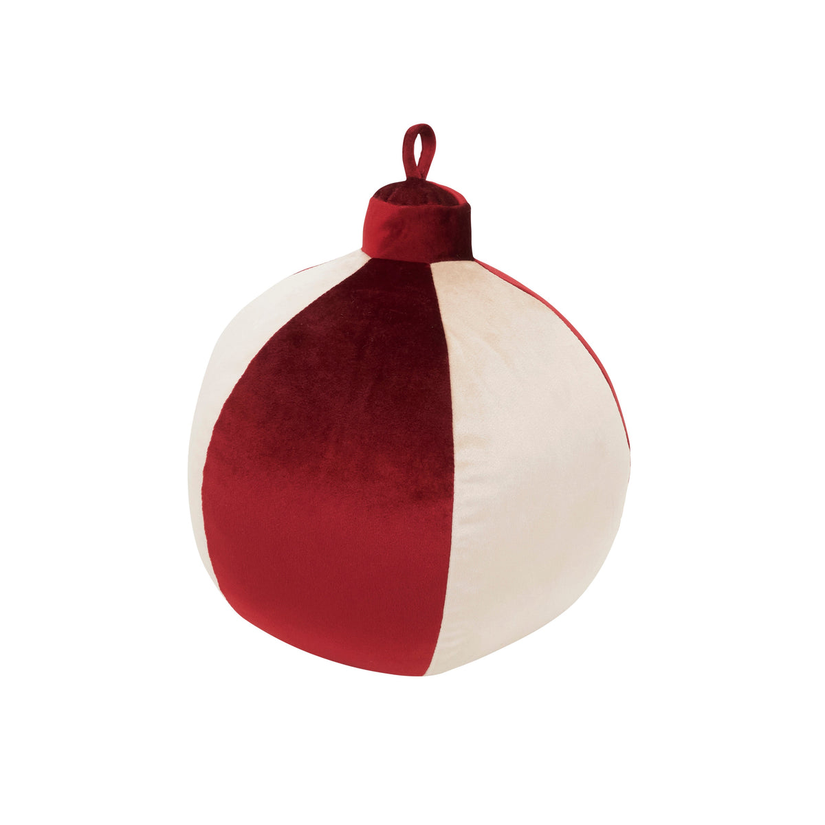 Ornament Shaped Velvet Throw Pillow