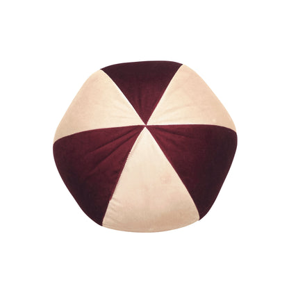 Ornament Shaped Velvet Throw Pillow