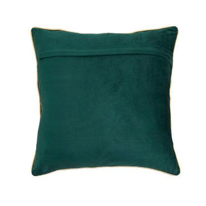 Velvet Embellished Christmas Tree Throw Pillow