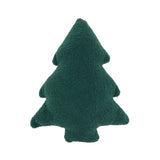 Sherpa Christmas Tree Shaped Throw Pillow