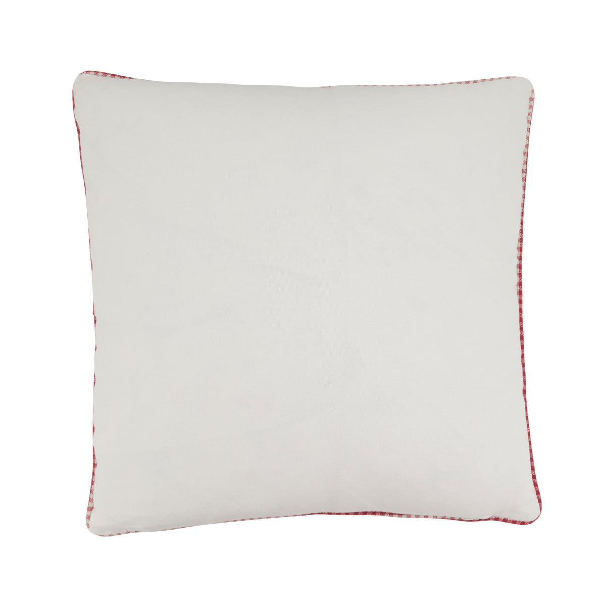 Candy Cane Embellished Christmas Throw Pillow