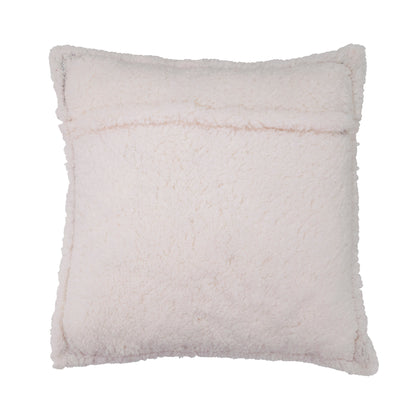 Plaid Sherpa Throw Pillow