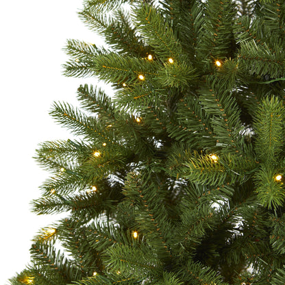 6' New Haven Spruce “Natural Look” Artificial Christmas Tree with 350 LED Lights