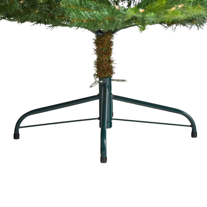 6' North Carolina Spruce Artificial Christmas Tree with 350 Clear Lights and 631 Bendable Branches