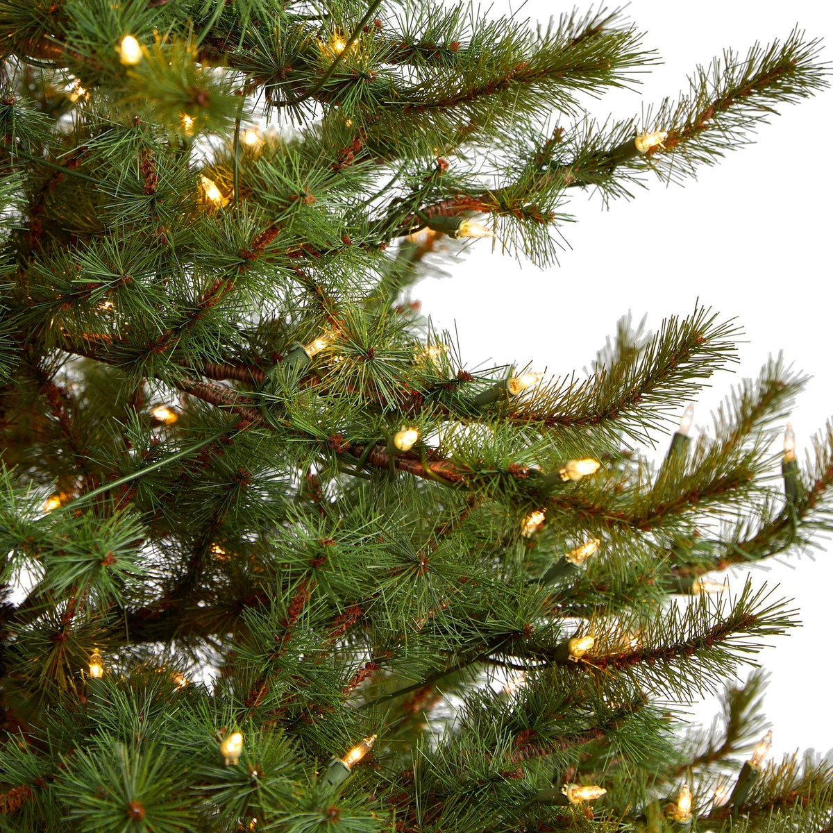6' Vancouver Mountain Pine Artificial Christmas Tree with 350 Clear Lights and 1332 Bendable Branches