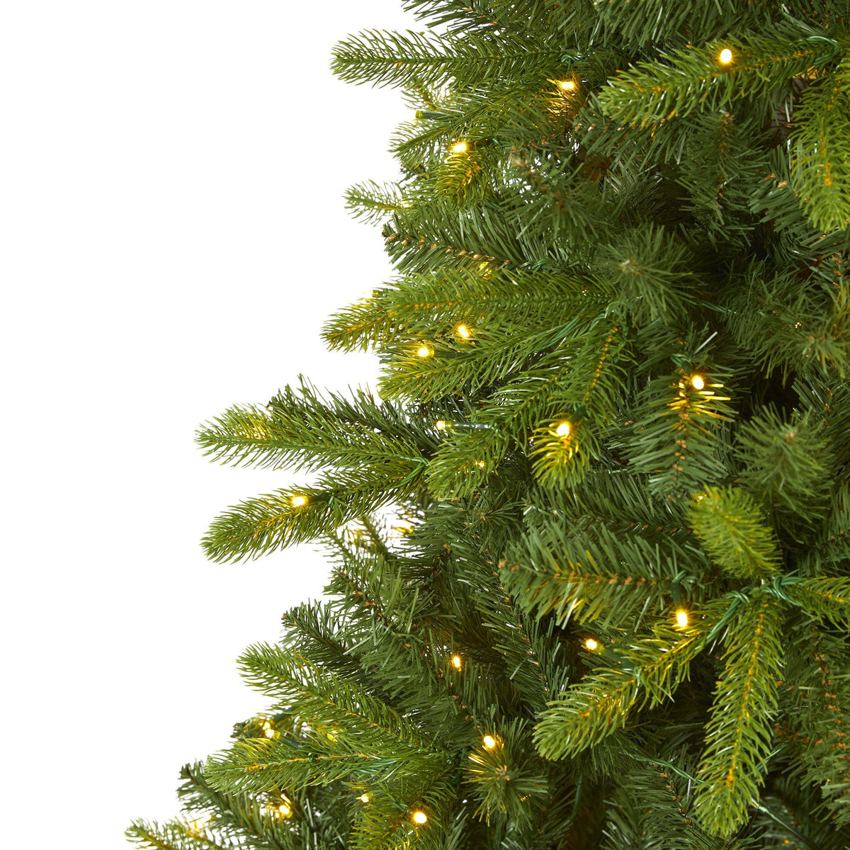 7' New Haven Spruce “Natural Look” Artificial Christmas Tree with 500 LED Lights